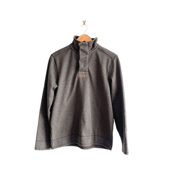 Field & Stream Mens Sweater Turtle Neck Lined Brown Small - Picture 1 of 7